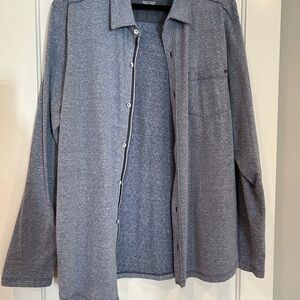 Blue Button-Up Shirt